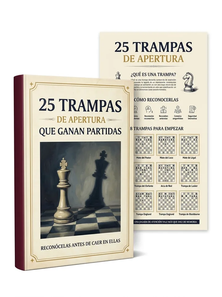 Mockup del bono 25 Trampas de Apertura que Ganan Partidas